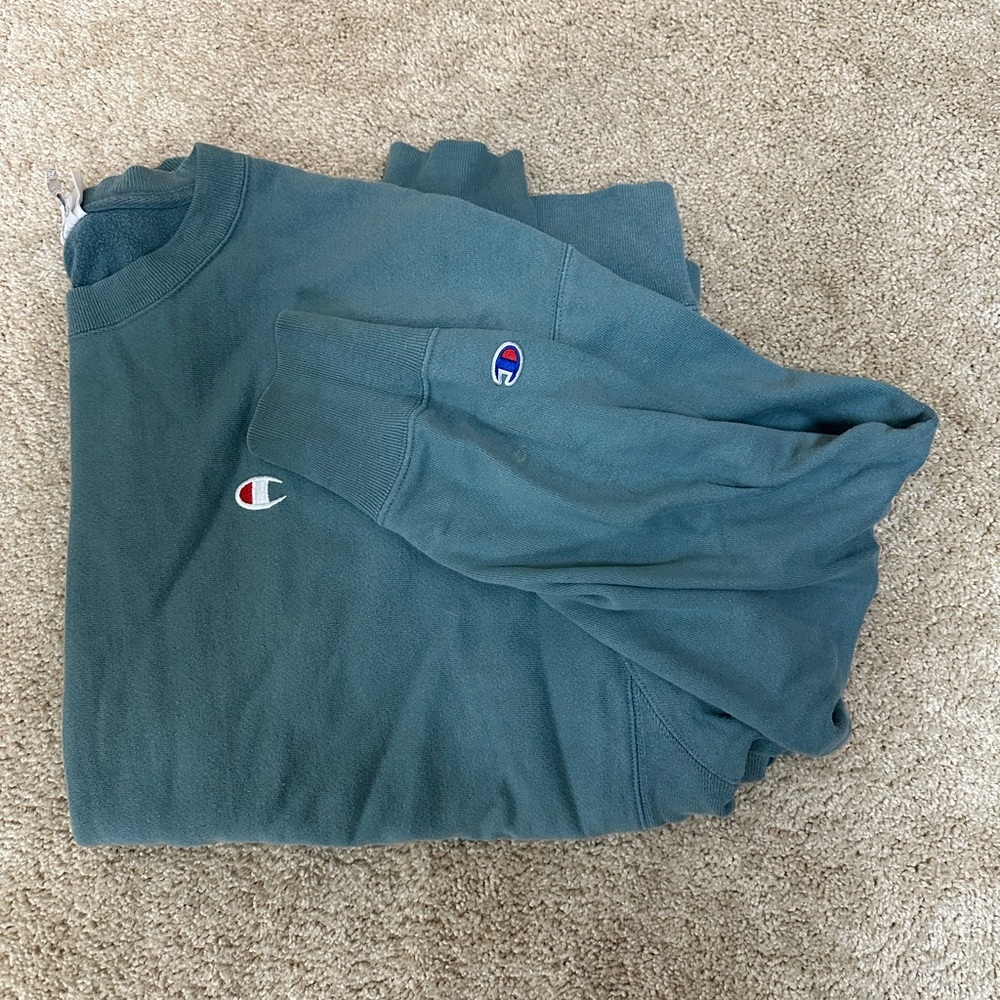 Champion Teal Crewneck Sweatshirt